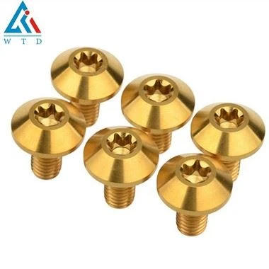 Parafusos de cabeça Torx de titânio